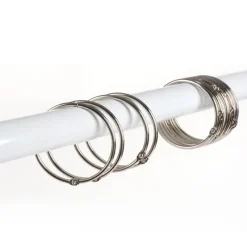 Aqua Essence Badezimmer-Circle Shower Curtain Hooks - Decorative Bathroom Accessories