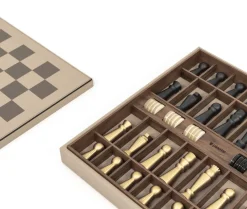 Pinetti Spielzeug & Spiele-Classic Chess and Checkers Dual Game Board