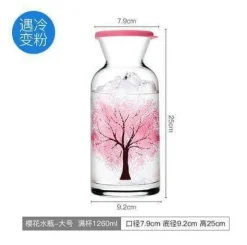 Comfort u0026 Style Beleuchtung-Clementine Glass Water Bottle - Stylish Reusable Drink Container