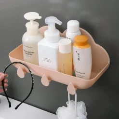The Blissful Bath Badezimmer-Cloud Cosmetic Organizer – Stanzfreie Aufbewahrungslösung fürs Badezimmer