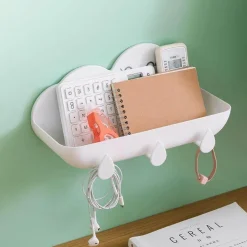 The Blissful Bath Badezimmer-Cloud Cosmetic Organizer – Stanzfreie Aufbewahrungslösung fürs Badezimmer