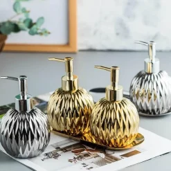 The Bath Nook Badezimmer-Coastal Bathroom Accessory Set - SunSea Decor Essentials