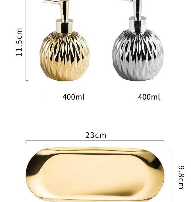 The Bath Nook Badezimmer-Coastal Bathroom Accessory Set - SunSea Decor Essentials