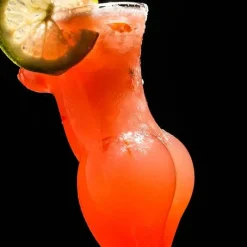 Tom Küche & Esszimmer-Cocktailglas-Set – körperförmiges Stielglas für Partys und Nachtclubs