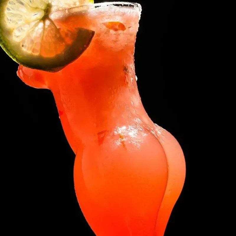 Tom Küche & Esszimmer-Cocktailglas-Set – körperförmiges Stielglas für Partys und Nachtclubs