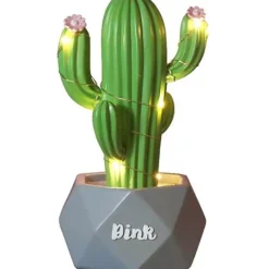 Comfort u0026 Style Beleuchtung-Colorful Cactus LED Night Lamp - Table Decor