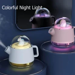Comfort u0026 Style Beleuchtung-Colorful Teapot Humidifier with Night Light - USB Air Diffuser