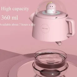 Comfort u0026 Style Beleuchtung-Colorful Teapot Humidifier with Night Light - USB Air Diffuser