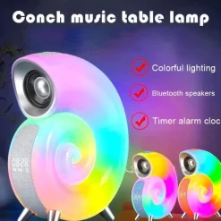 Bright Accents Beleuchtung-Conch Shell Tischlampe - Küsten-Strandhausbeleuchtung