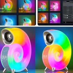 Bright Accents Beleuchtung-Conch Shell Tischlampe - Küsten-Strandhausbeleuchtung