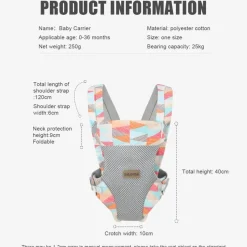 Kinder The Decor Haven Kinderwagen & Zubehör-Convertible Baby Carrier - Multifunktionale Babytrage