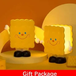 Bright Accents Beleuchtung-Cookie Silikon Nachtlampe - Süßes LED Kinder Nachtlicht