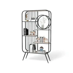 The Lounge Loft Möbel-Cosima Bücherregal – Moderne Aufbewahrungseinheit mit stilvollem Design für Zuhause