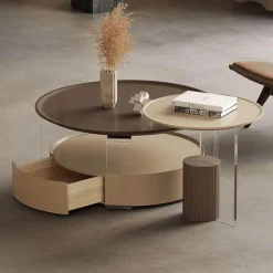 The Coffee Table Co. Möbel-Cossette Couchtisch – Moderner Akzenttisch aus Holz