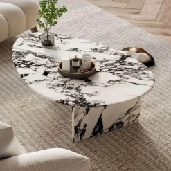 The Coffee Table Co. Möbel-Couchtisch aus Jessamine-Marmor – Elegantes, modernes Herzstück