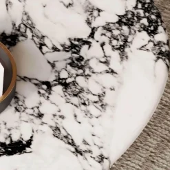 The Coffee Table Co. Möbel-Couchtisch aus Jessamine-Marmor – Elegantes, modernes Herzstück