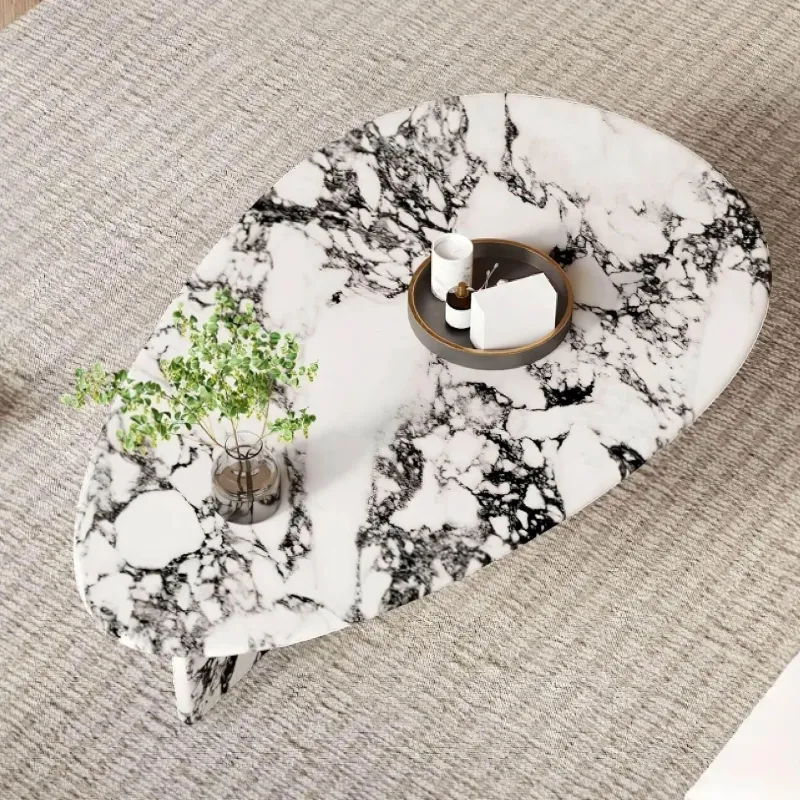 The Coffee Table Co. Möbel-Couchtisch aus Jessamine-Marmor – Elegantes, modernes Herzstück