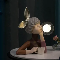 Glow u0026 Shade Beleuchtung-Couchtischlampe – Dekorative Harzbeleuchtung für Kaffeeliebhaber