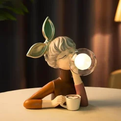 Glow u0026 Shade Beleuchtung-Couchtischlampe – Dekorative Harzbeleuchtung für Kaffeeliebhaber