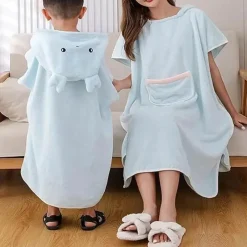 The Blissful Bath Badezimmer-Cozy Womens Hooded Bathrobe - Soft Comfortable Robe