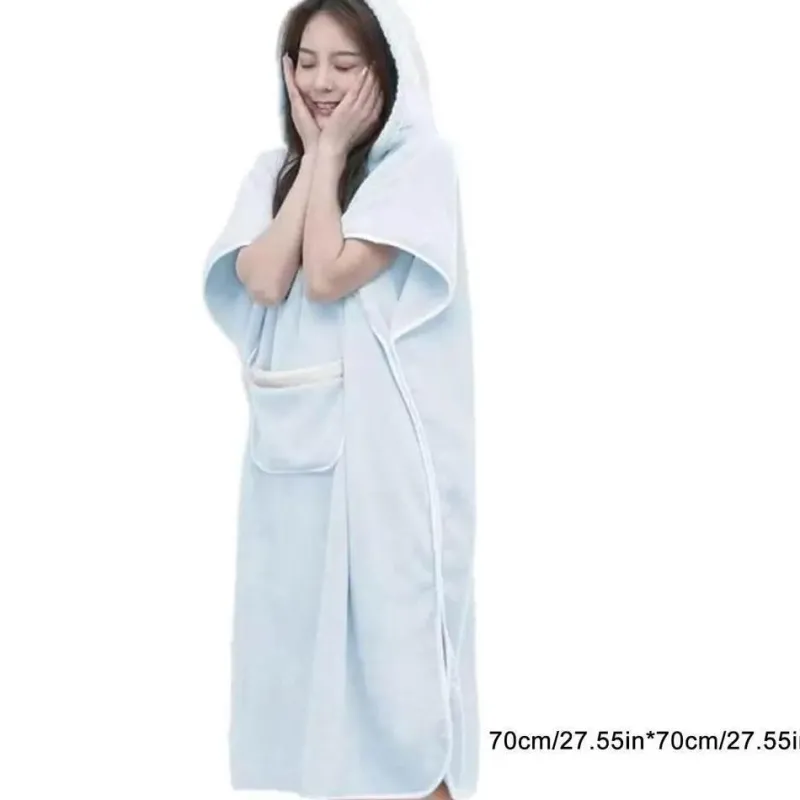 The Blissful Bath Badezimmer-Cozy Womens Hooded Bathrobe - Soft Comfortable Robe
