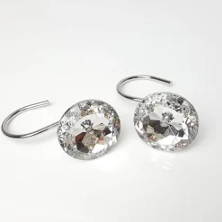 Aqua Essence Badezimmer-Crystal Ball Shower Curtain Hooks - Decorative Bathroom Accessories