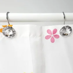 Aqua Essence Badezimmer-Crystal Ball Shower Curtain Hooks - Decorative Bathroom Accessories