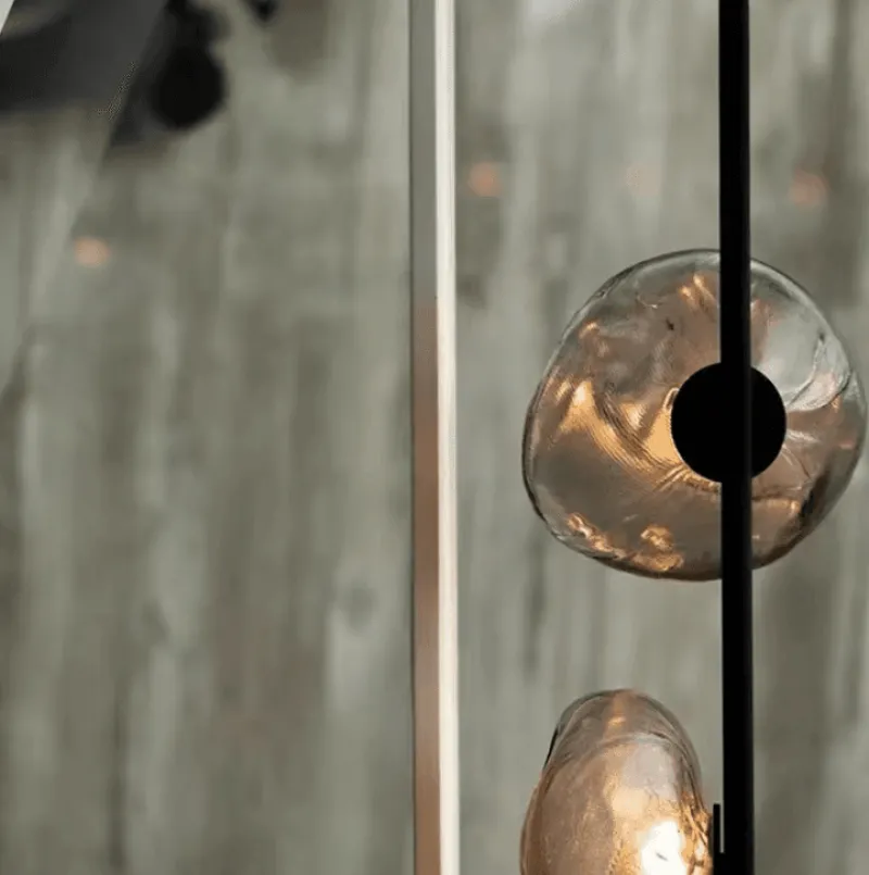 Glow u0026 Shade Beleuchtung-Crystal Cluster Table Lamp - Decorative Light Fixture