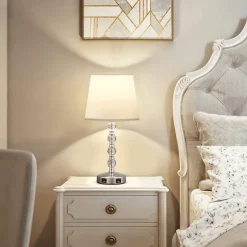 Glow u0026 Shade Beleuchtung-Crystal LED Table Lamp - Stylish Night Light