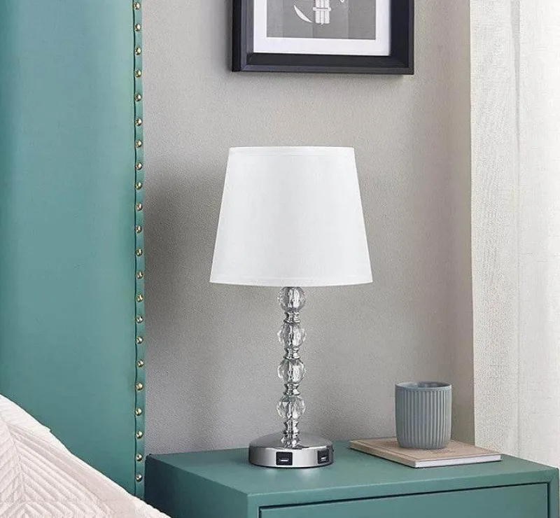 Glow u0026 Shade Beleuchtung-Crystal LED Table Lamp - Stylish Night Light