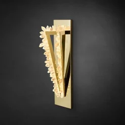 Comfort u0026 Style Beleuchtung-Crystal LED Wall Lamp - Modern Elegant Lighting Fixture