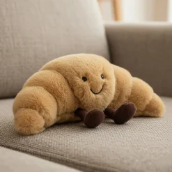 Modern Home Wohndeko-Cute Croissant Plush Toy – Soft Home Decor Stuffed Bread Pillow
