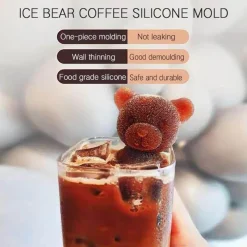 Deco Küche & Esszimmer-3D Bären-Eiswürfelform