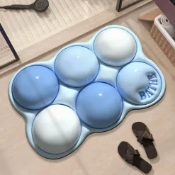 Soft Steps Badezimmer-3D Diatom Bath Mat - Water Absorbent Bathroom Rug