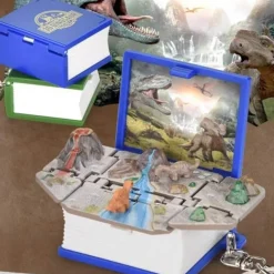 The Decor Haven Babyspielzeug-3D Dinosaurier Mini Schlüsselanhänger Spielzeug