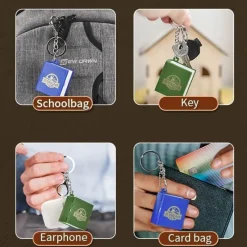 The Decor Haven Babyspielzeug-3D Dinosaurier Mini Schlüsselanhänger Spielzeug