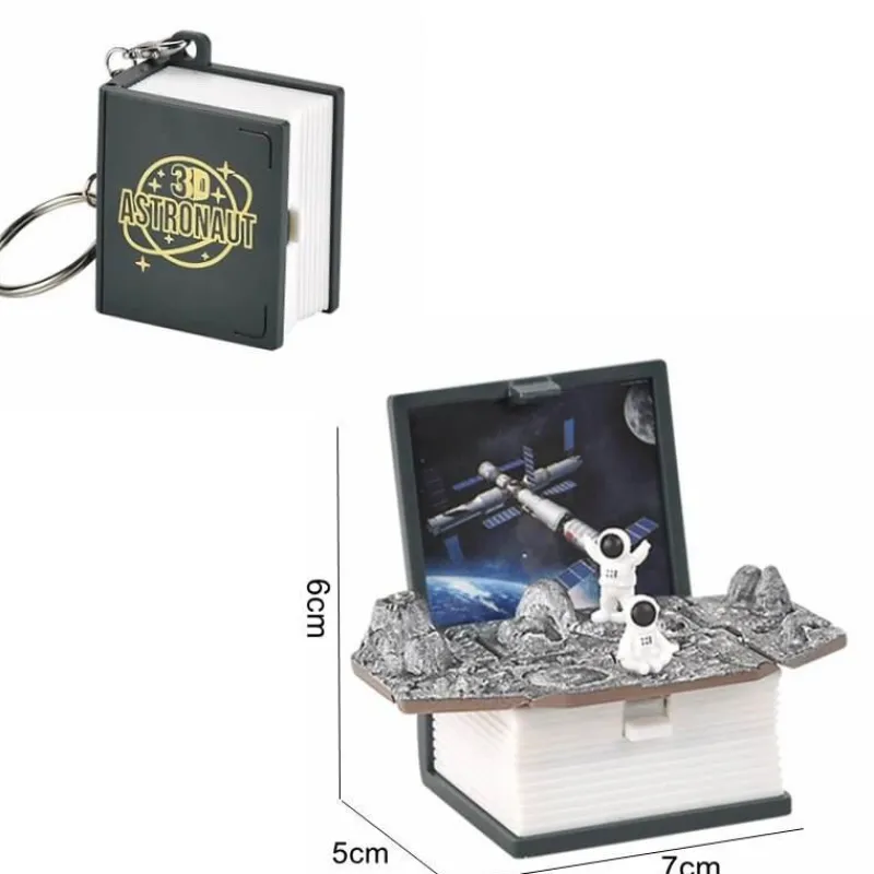 The Decor Haven Babyspielzeug-3D Dinosaurier Mini Schlüsselanhänger Spielzeug