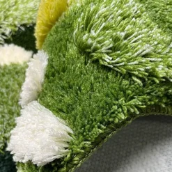 Soft Steps Badezimmer-3D Flocked Moss Mats - Realistic Greenery Decor