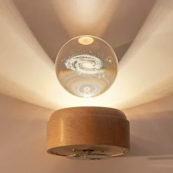 Comfort u0026 Style Beleuchtung-3D Galaxy Crystal LED Music Lamp - Rotating Night Light