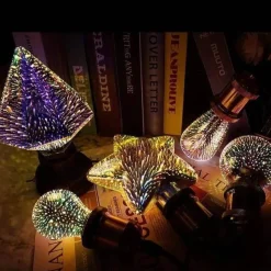 Comfort u0026 Style Beleuchtung-3D LED Night Light - Colorful Decorative Lamp