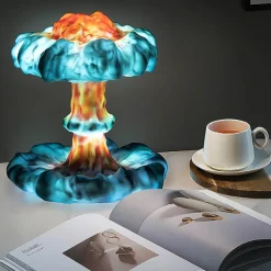 Comfort u0026 Style Beleuchtung-3D Mushroom Cloud Night Lamp - Creative Home Decor Lighting