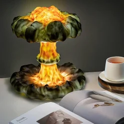Comfort u0026 Style Beleuchtung-3D Mushroom Cloud Night Lamp - Creative Home Decor Lighting
