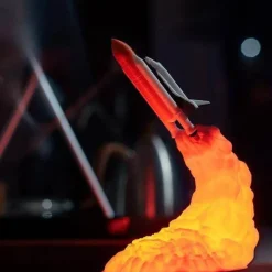 Comfort u0026 Style Beleuchtung-3D Printed Space Shuttle Night Lamp - Starry Sky Decor