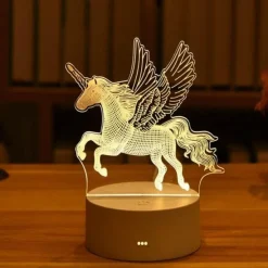 Comfort u0026 Style Beleuchtung-3D Tier LED Nachtlampe - Kreatives Nachttischlicht