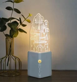 Comfort u0026 Style Beleuchtung-3D wiederaufladbare LED-Nachtlampe – stilvolle Wandleuchte