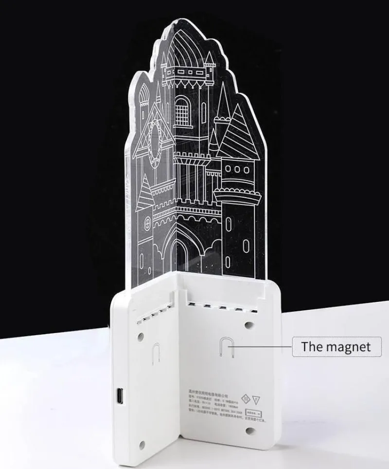 Comfort u0026 Style Beleuchtung-3D wiederaufladbare LED-Nachtlampe – stilvolle Wandleuchte