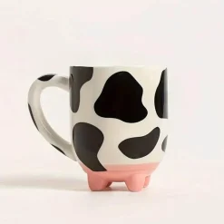 Feast Essentials Küche & Esszimmer-Daisy Keramiktasse - Blumenkaffeetasse