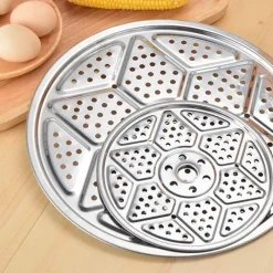 Tom Küche & Esszimmer-Dampfgarer aus Edelstahl zum Kochen von Brötchen, Mais und Eiern – langlebiges Küchenutensil