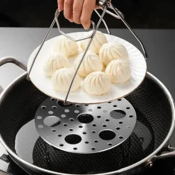 Tom Küche & Esszimmer-Dampfgarer aus Edelstahl – Multifunktionales Kochzubehör