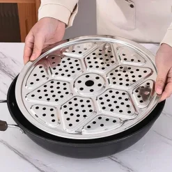 Tom Küche & Esszimmer-Dampfgarer aus Edelstahl für Brötchen, Mais und Eier – langlebiges Küchenutensil